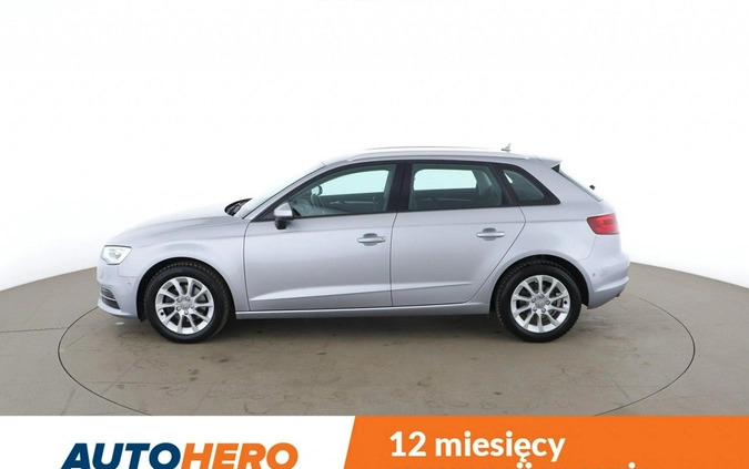 Audi A3 cena 50800 przebieg: 153924, rok produkcji 2016 z Reszel małe 326